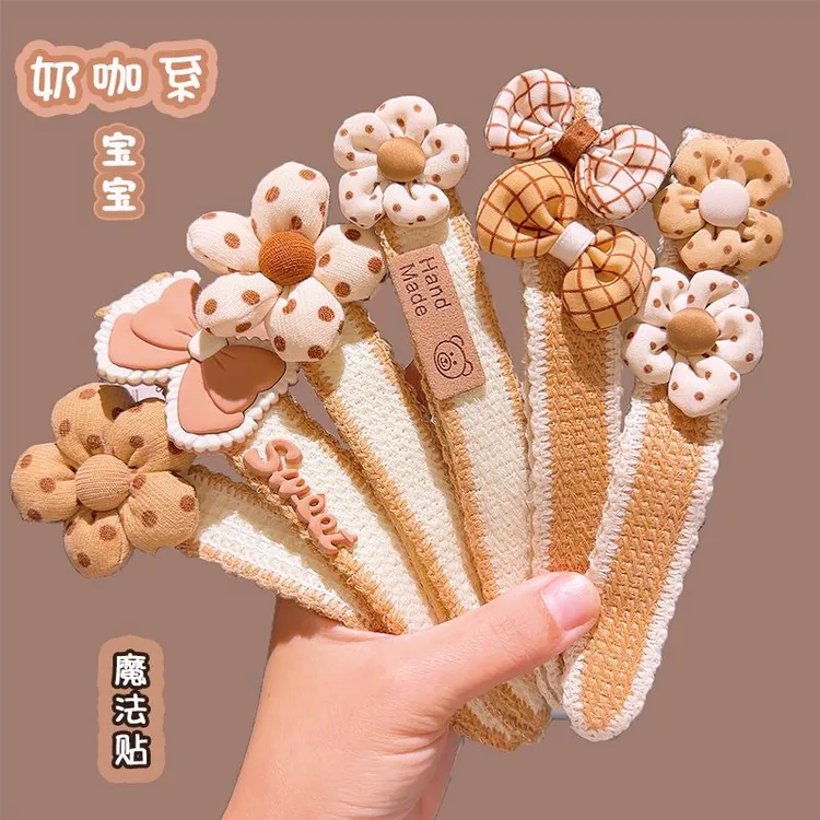 儿童刘海贴碎发神器宝宝魔术贴发箍女童发卡发饰秋冬季小女孩发带