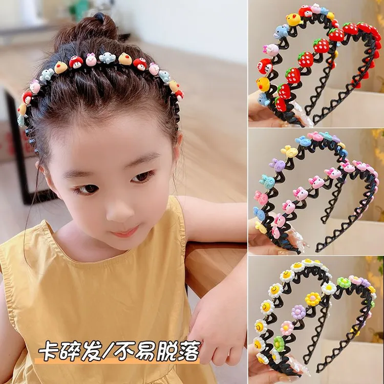 碎发神器女儿童发夹整理神器发卡发箍头饰2022新款防滑头箍头扣