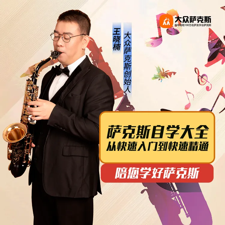 萨克斯自学大全/王晓楠145节萨克斯逐字逐句精讲课
