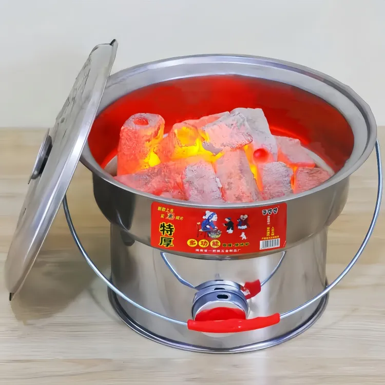 烤火炉取暖炉木炭炉户外便携式手提冬天烤火盆家用烧烤炉碳盆火盆