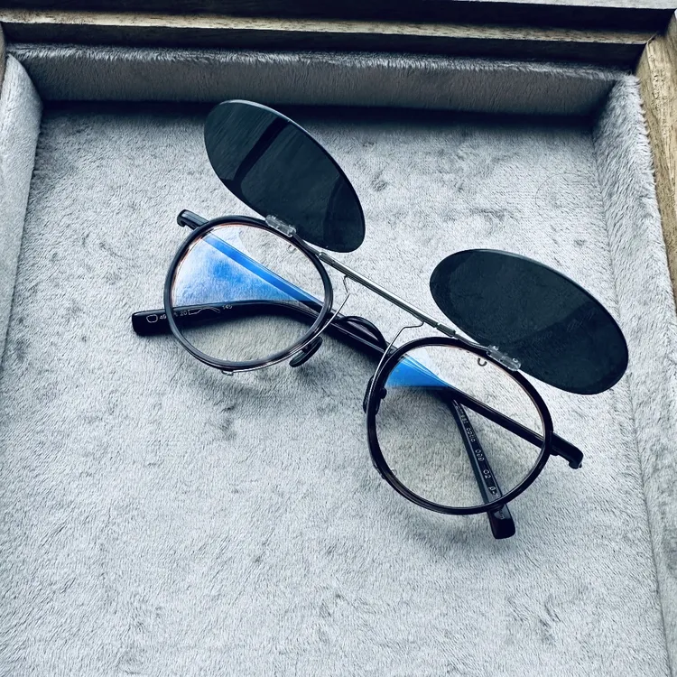 Ernest Optic/欧内 复古近视眼镜圆框高度数B钛中性文艺cityboy