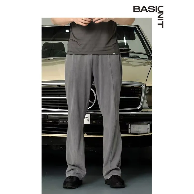 秋冬百搭基本单元同款直筒裤子男士秋季裤子时尚休闲卫裤宽松长裤