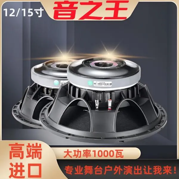 15寸220磁100芯户外演出全频音箱专业重低音百威喇叭1000瓦大功率