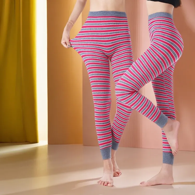 厂家直销新款中老年女士加绒加厚高弹保暖热能裤加肥加大修身绒裤