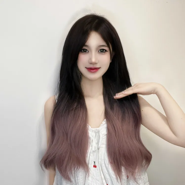 【倾家荡产 巴黎画染】巴黎画染渐变一片式接发片女士蓬松舒适