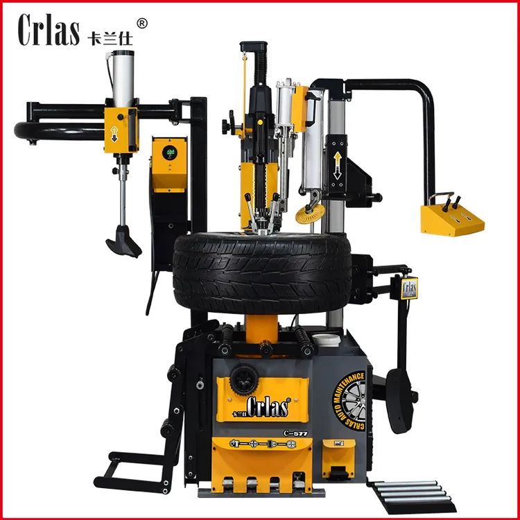 垂直升降优化无损扒胎机拆胎机胎压全自动气动无盘28寸C-570功率