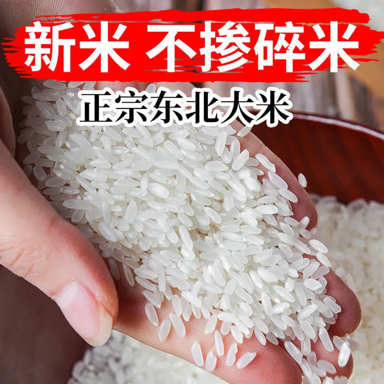 （东北长粒香米）吉林现磨新米 10斤装/袋 煮饭清香
