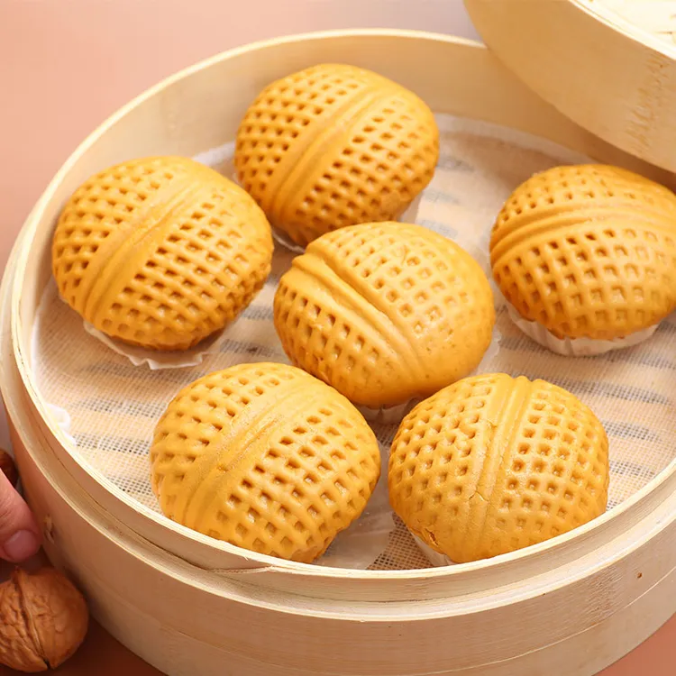 包甲正宗核桃包两袋装方便速食广式早茶下午茶点心半成品早餐包子
