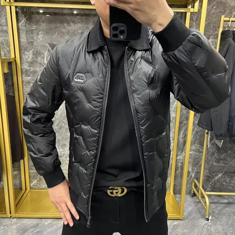 H8607秋冬新款男士高端羽绒服外套