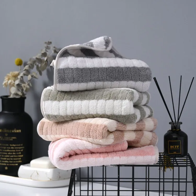 棉柔棉毛巾洗脸成人家用男女洗澡加厚速干吸水不掉色柔软通用情侣