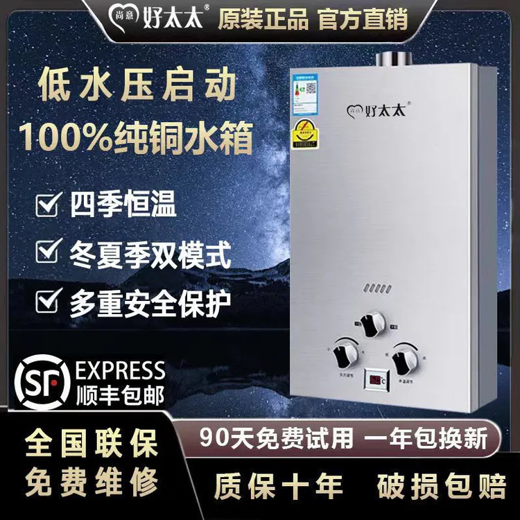 正品国标减压阀燃气热水器电池款液化气天然气强排式煤气瓶即热式
