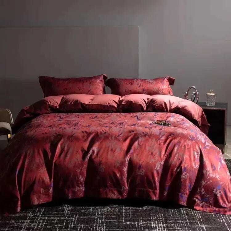 雅赞漫山红枫高端四件套