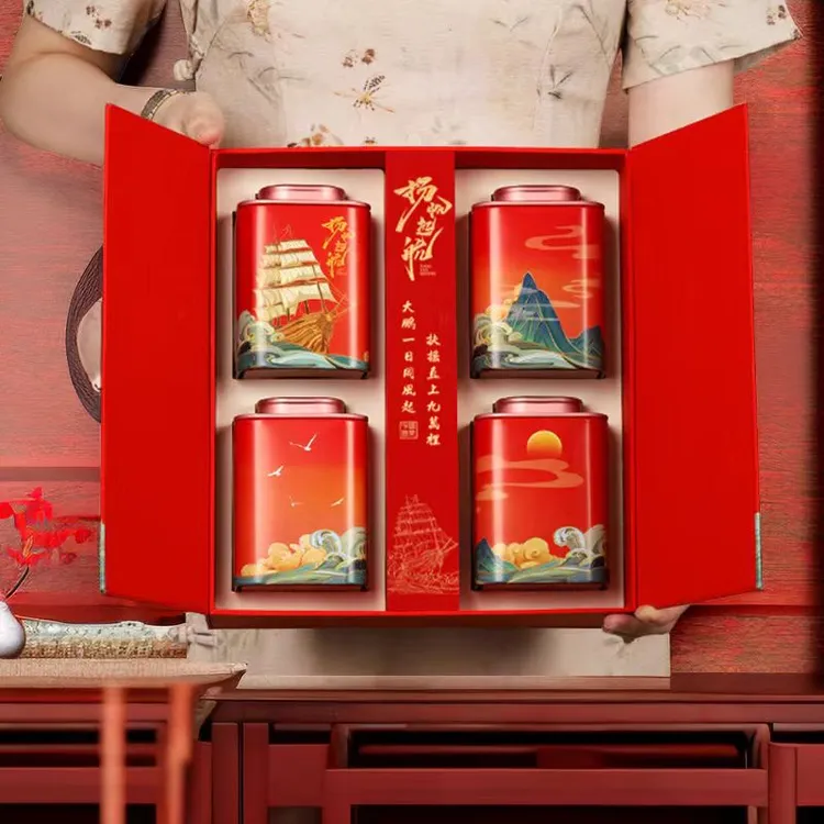 四大茗茶凤凰单枞鸭屎香金骏眉滇红正山小种茶叶礼盒装送礼品