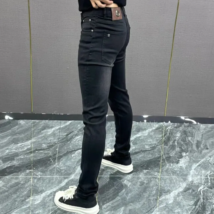 轻奢秋季欧货男装高档时尚休闲男士修身百搭秋款牛仔裤-669