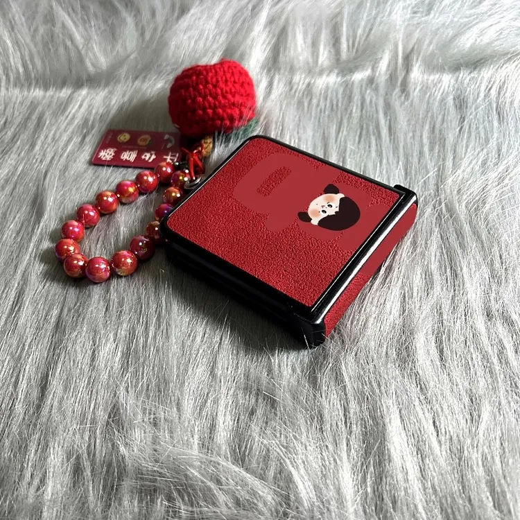 适用荣耀MagicVFlip2折叠屏手机壳红色喜平安喜乐全包防摔保护套 