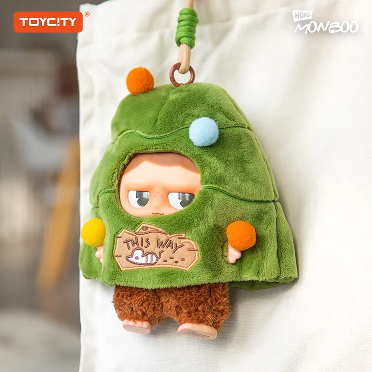 TOYCITY-MONBOO的森林小镇系列盲盒可爱毛绒公仔复合毛绒挂件