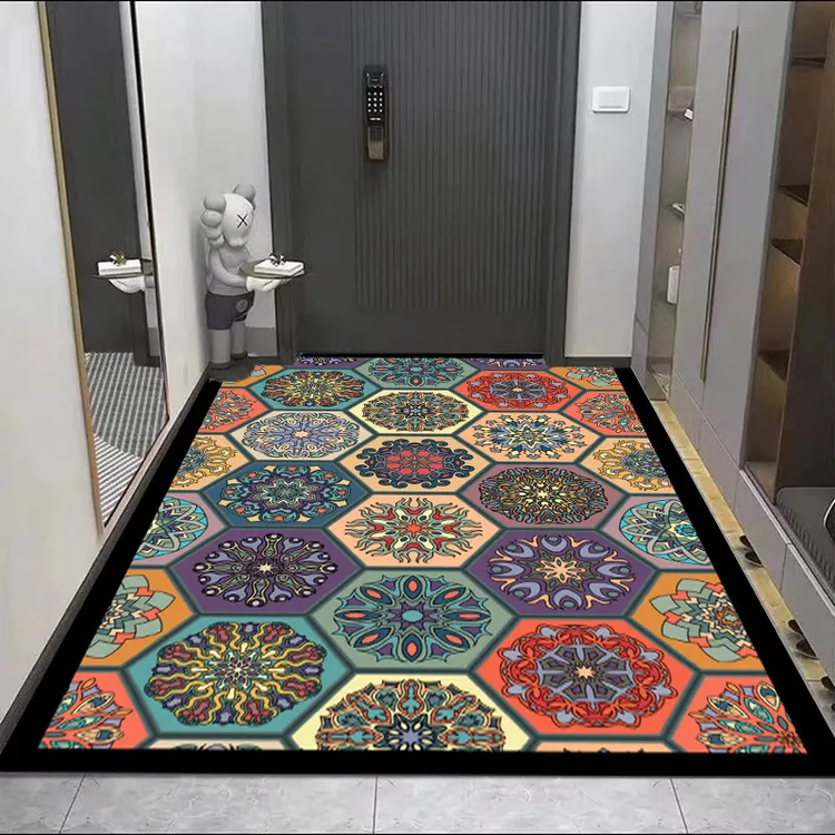 【硅藻橡胶底】入户门地垫进门脚垫浴室门口垫子可裁剪吸水防滑门垫