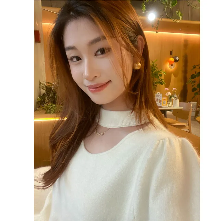 【设计感】双领高配浣熊绒毛嘟嘟双面双织温柔气质感韩系时尚上衣