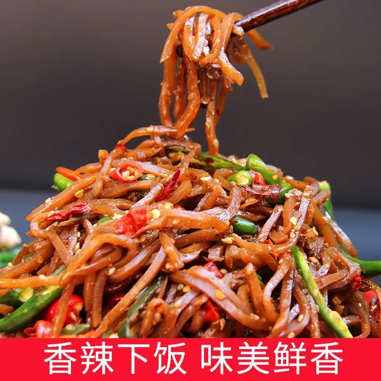 徐州新沂农家自制地方菜海带丝、疙瘩丝下饭菜开胃菜