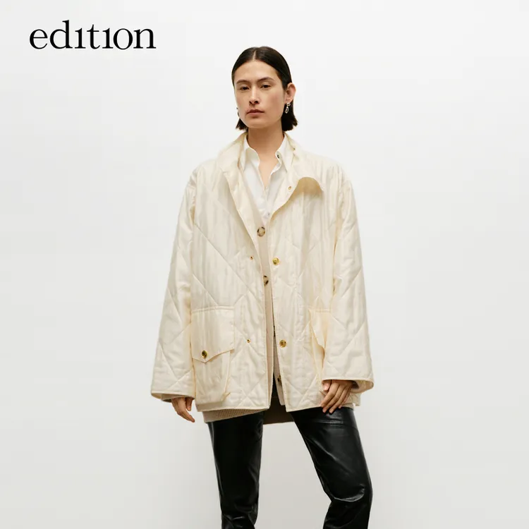 【商场同款】edition秋季款工装小香风棉服外套#EBD3COT007