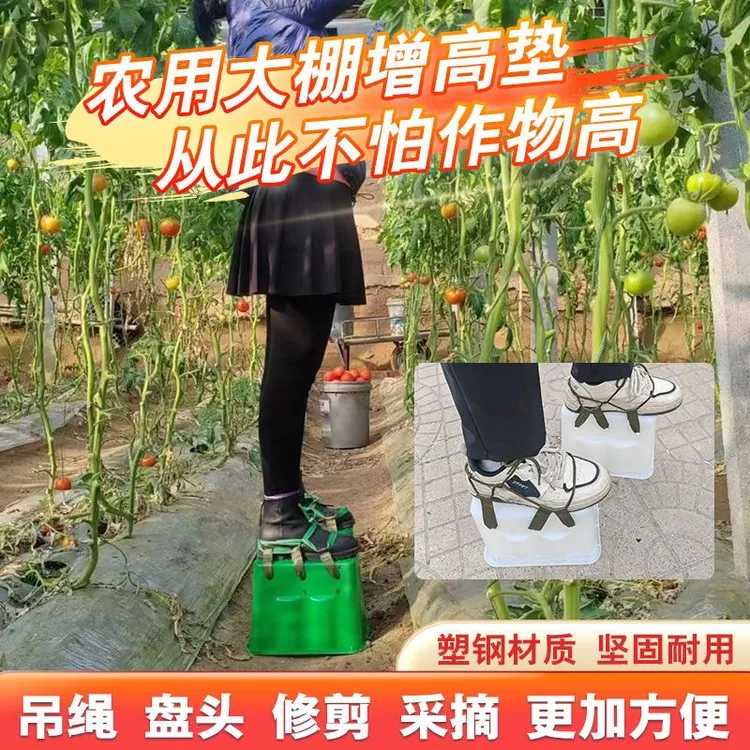 增高凳大棚种植果园凳子移动加厚高脚凳采摘园摘菜采茶小板凳多用