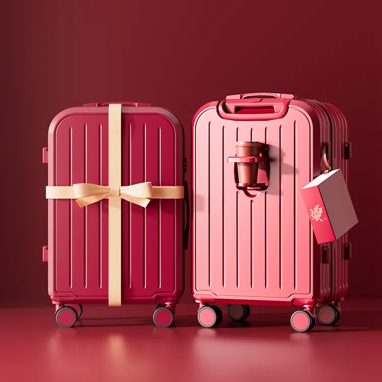 红色订婚陪嫁箱结婚行李箱女拉杆箱密码嫁妆箱子结实耐用新娘婚礼