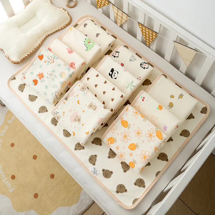 绉布隔尿垫亲夫柔软吸水隔尿垫