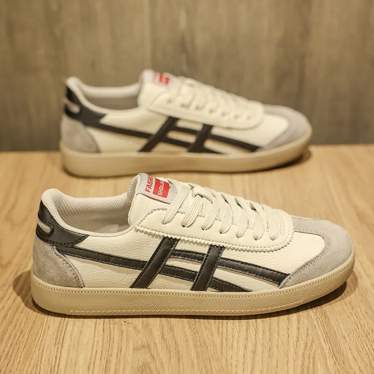 爆款阿甘男鞋子2023秋冬季新款保暖德训板鞋男士百搭休闲低帮潮鞋