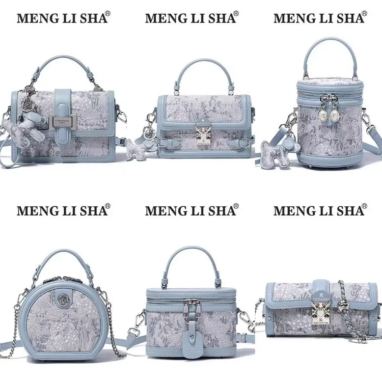 香港轻奢牛皮女包2025新款时尚刺绣单肩斜挎百搭高级感手提女包包