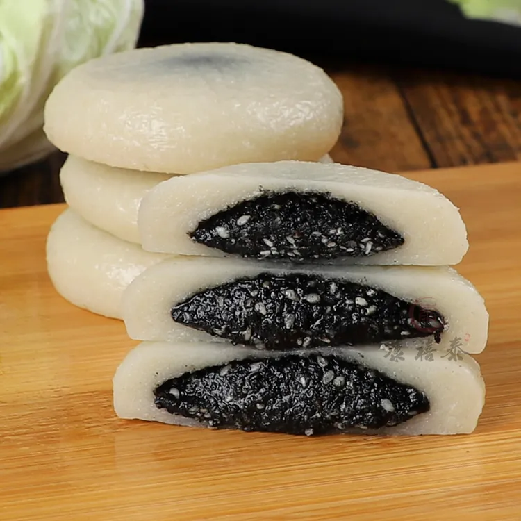 康禧泰湖南特产芝麻糍粑糯米糍粑夹心糍粑团子麻糍芝麻馅280g袋装