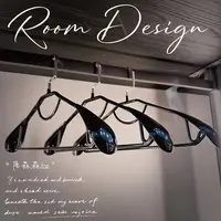 【定制款】轻奢碳钢衣架家用衣挂无痕防滑宽肩晾衣架大衣西服架