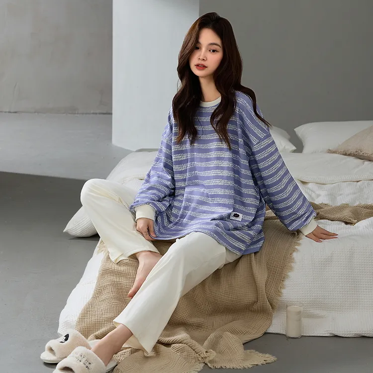 春秋冬款德绒睡衣女款冬季珊瑚绒保暖加厚加绒2024新款家居服冬天