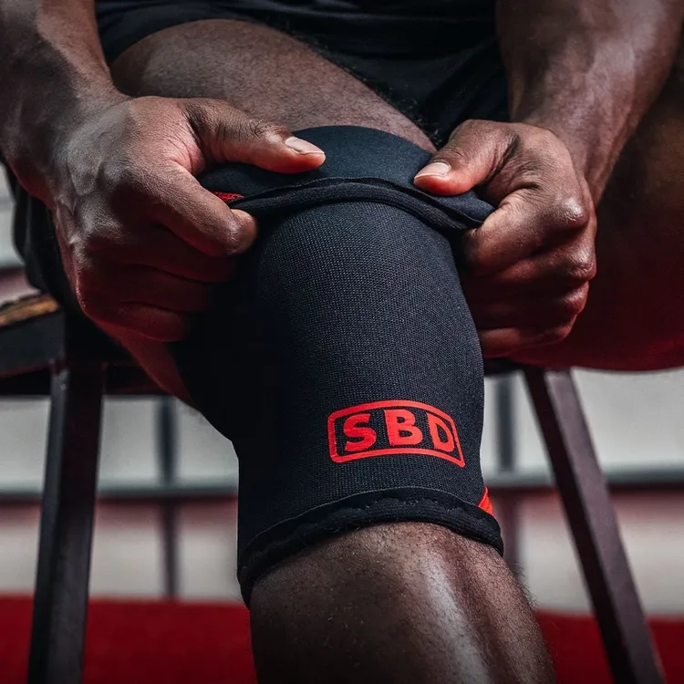 经典7mm包邮英国SBD进口护膝护腿套膝护具IPF训练保护专业膝关节