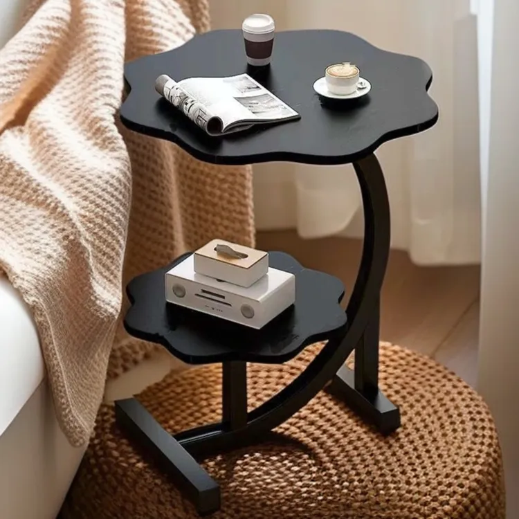 中古风云朵双层沙发边几创意客厅家用茶几家具茶桌桌子床边摆件