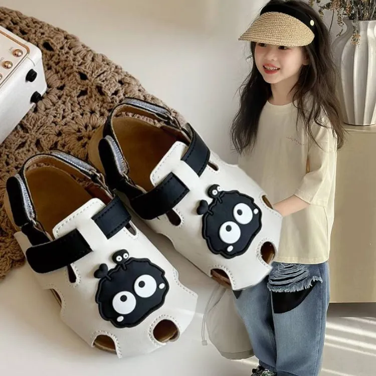儿童软底勃肯外穿2024年夏季新款韩版女童沙滩鞋男童包头运动外穿