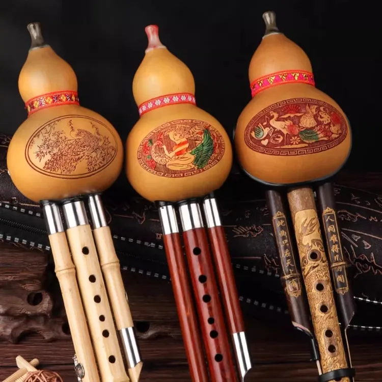 正宗葫芦丝乐器专卖初学者C调降B调小学生专用演奏专业音准胡葫丝