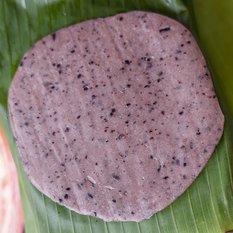 傣味糯米粑粑500g年糕糯叽叽的傣族小吃云南芭蕉叶紫米糍粑手工