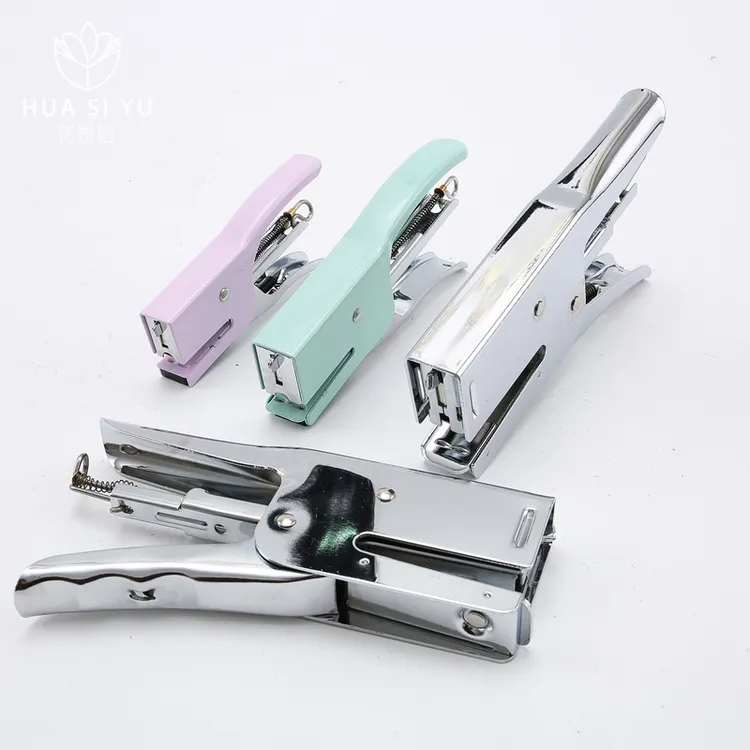 强力手握式花艺订书机加厚省力大号小号花束包装工具订书针花店