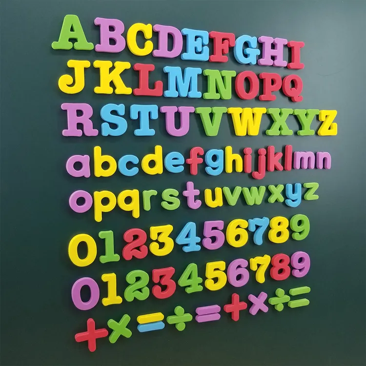 益智磁性字母数字贴冰箱贴早教玩具幼儿园教具积木