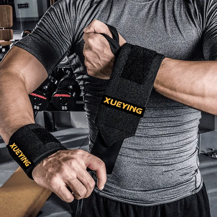 护腕健身手腕扭伤男女力量训练举重卧推硬拉助力带加压运动护腕套
