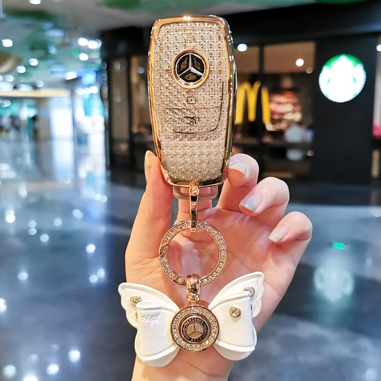 奔驰钥匙套C260L/A200L车E300L壳GLC300扣GLE/GLA/A级C级车载好物