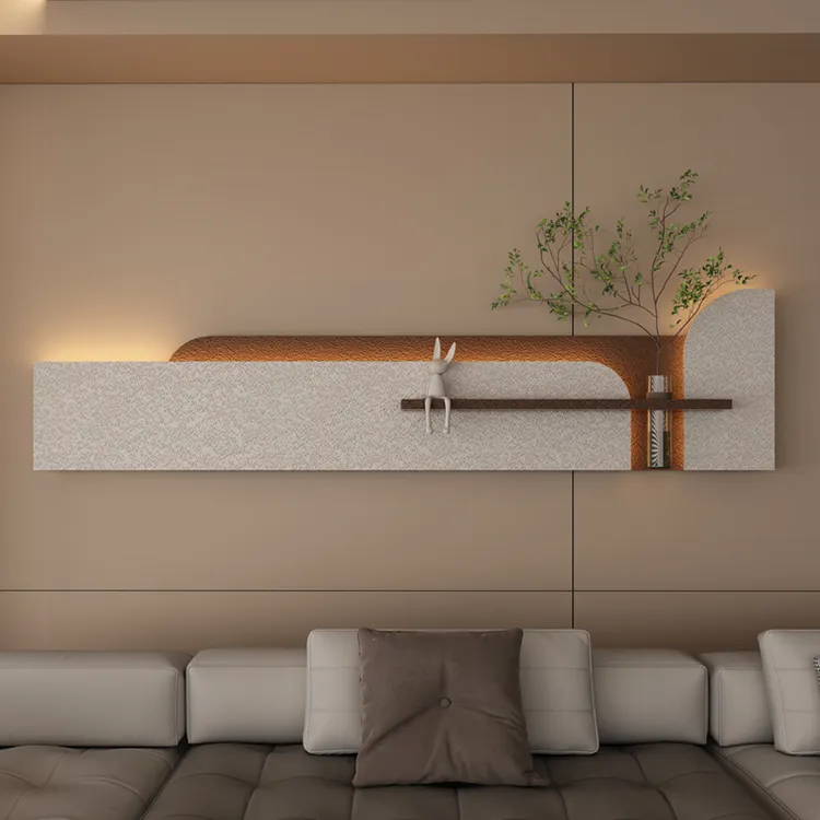 家斯家水培绿植客厅装饰画沙发背景墙壁简约现代卧室艺术砂岩挂画