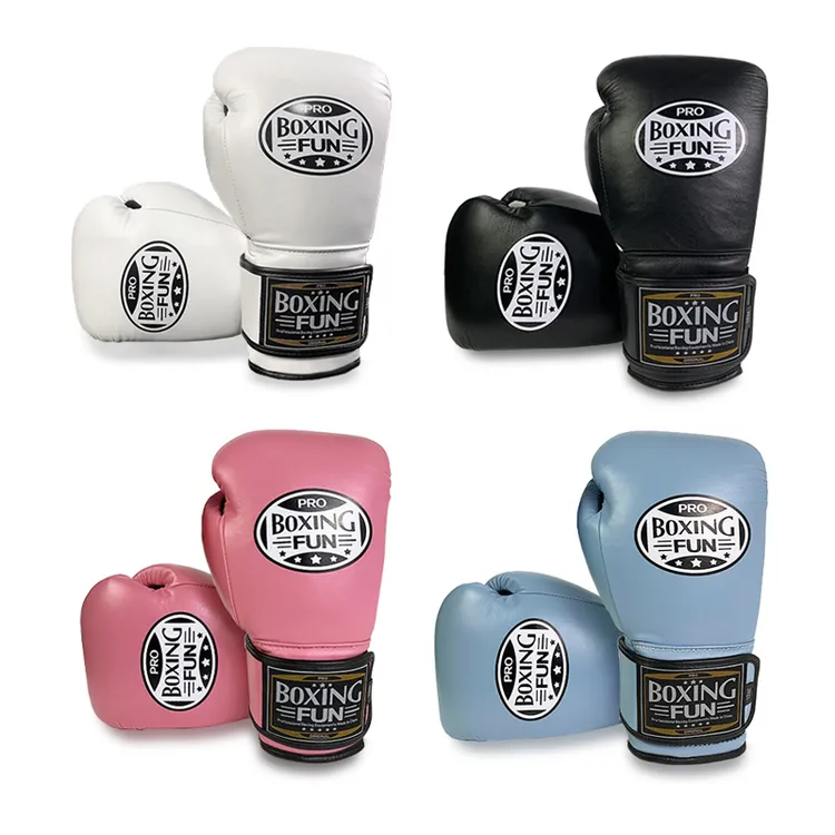 大师系列真皮拳套高端牛皮专业拳击手套搏击泰拳魔术贴款超软糯感