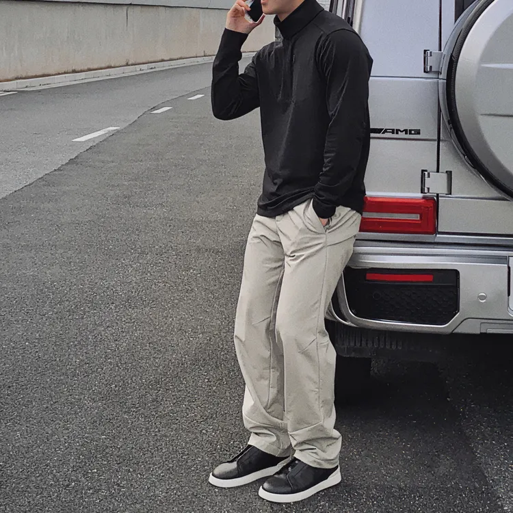 【GGG】锯木匠 冬季男士直筒加厚保暖弹力软壳冲锋裤休闲裤