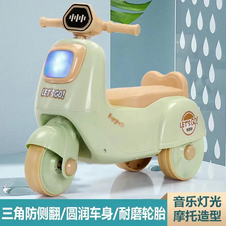 带灯光音乐可骑行摩托造型滑行车儿童1--4岁 （滑行款）