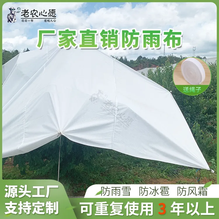 果树防雨雨棚布户外现货防晒防霜冻防裂果防虫遮阳阳台防鸟可定制
