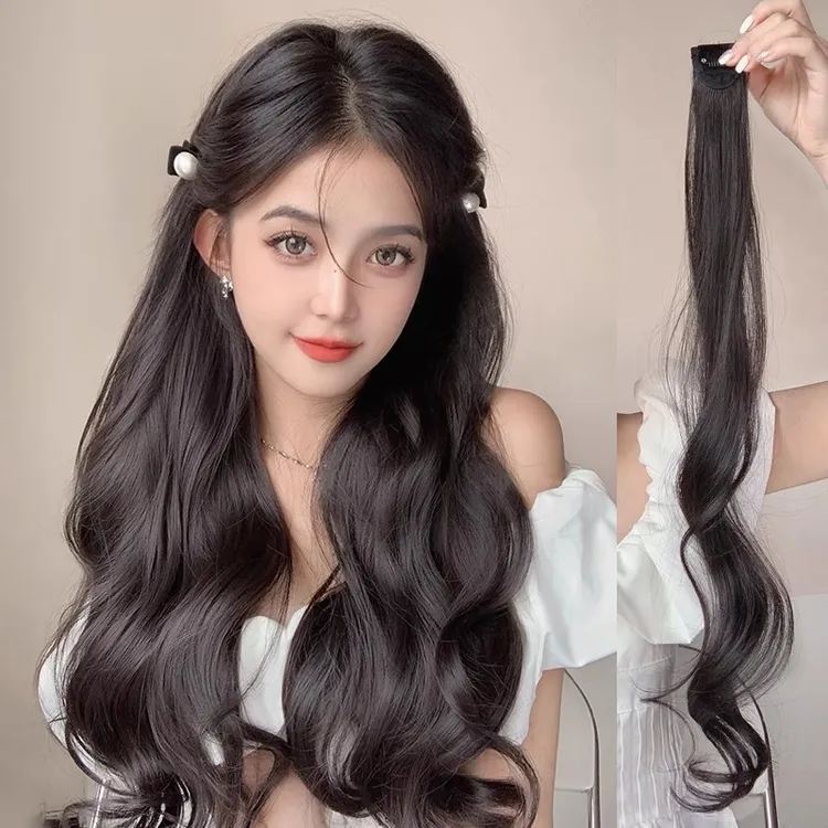假发女长发小片式卷发无痕仿真发接发片隐形补发增发量蓬松假发片