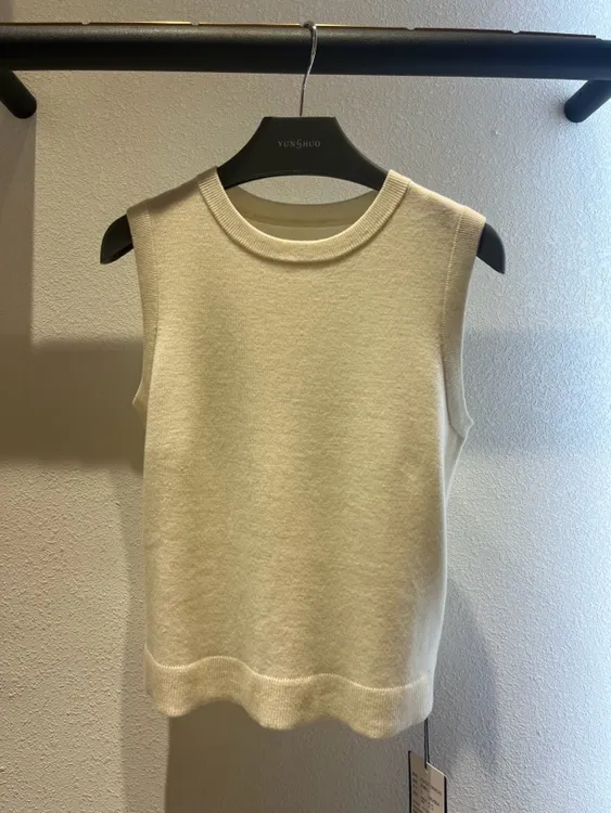 允硕 羊毛坎肩 宽肩吊带 715095