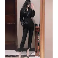 干练气质西装套装女装小个子显高职业装女神范高端高级感两件套女