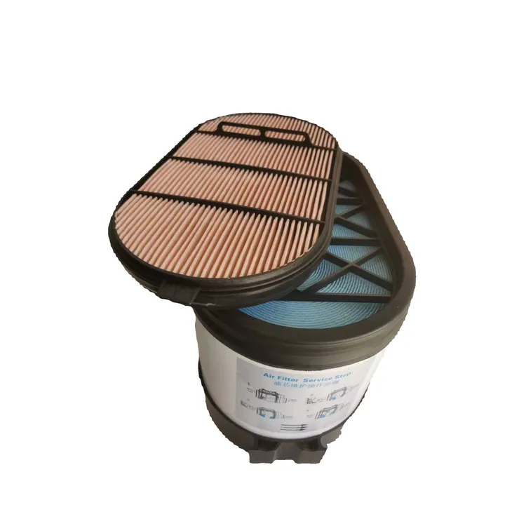 陕汽德龙x3000 430460 500 550 x5000欧曼空气滤芯过滤双层性能